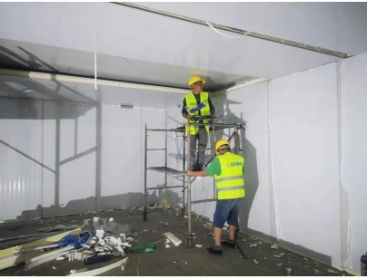 成都天臺山制藥35000m3綜合庫房醫(yī)藥冷鏈控溫控濕冷庫改造工程